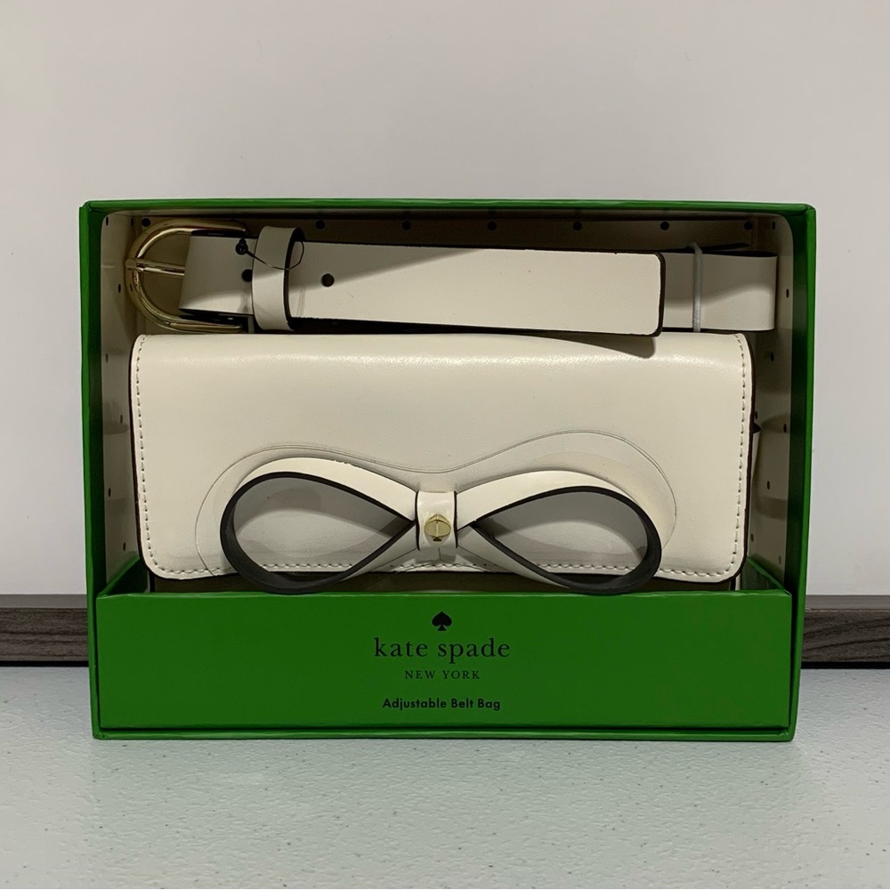 Kate Spade New York Adjustable Genuine Leather Belt Bag-New